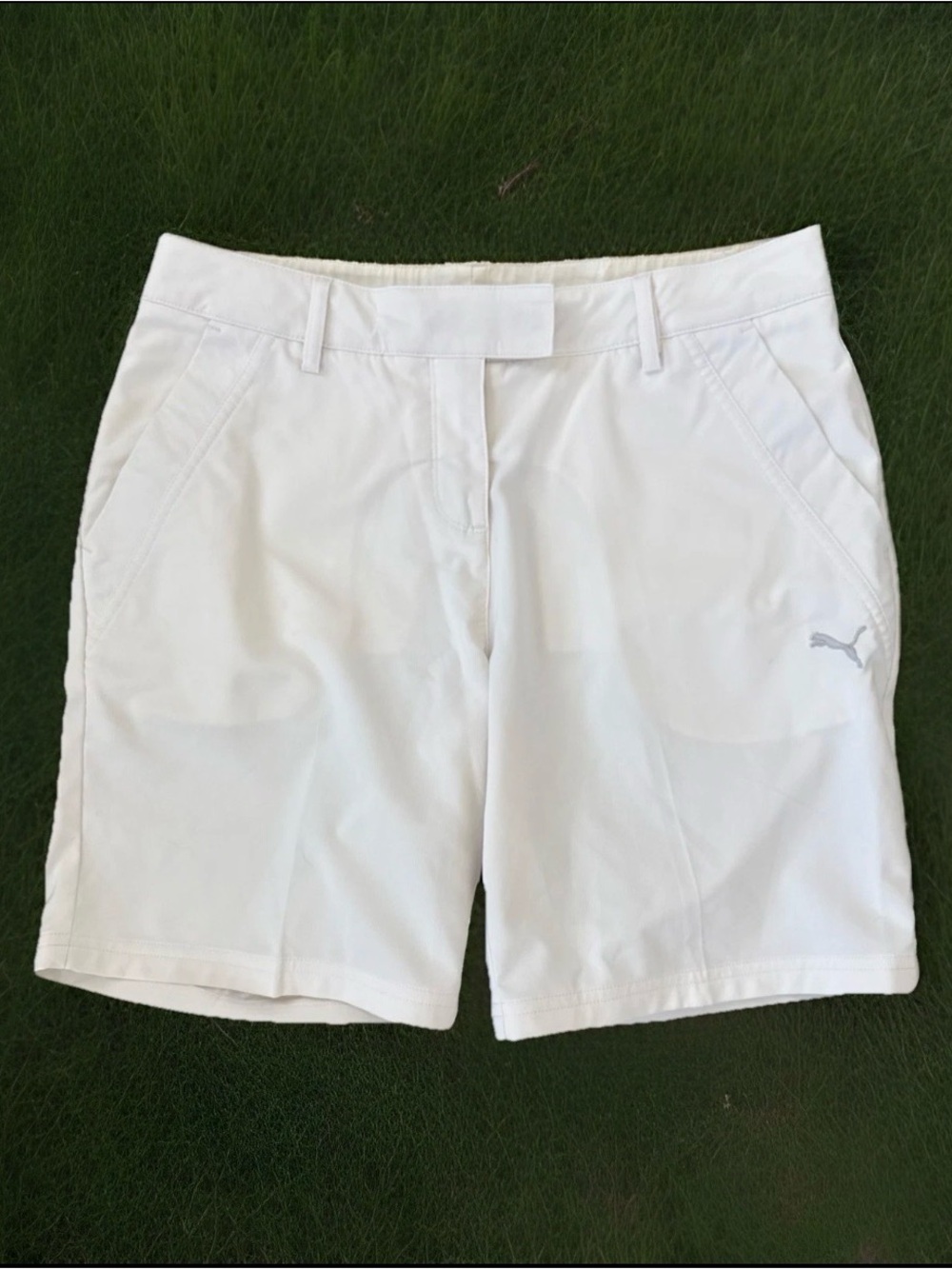Puma Dry Cell Golf Tech White Golf Shorts 7.5” Inseam Size 6 Women NEW w/o Tags